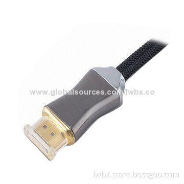 HDMI A to A Cables, EMI/RFI Protection, Supports 3D, 1080P Gold-plated Connector, 10Gbps Bandwidth